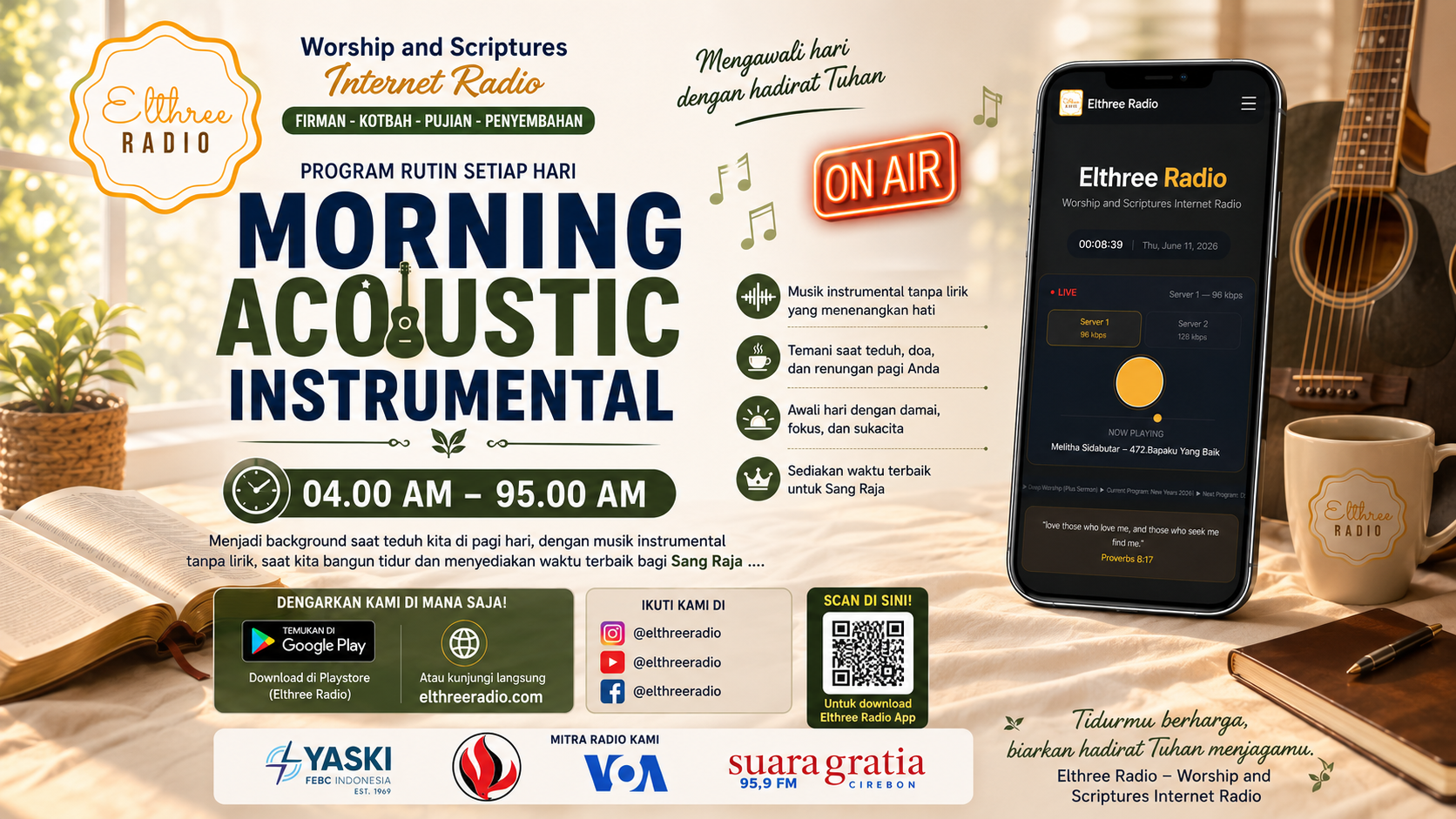 Elthree Radio - Poster Program Rohani 8
